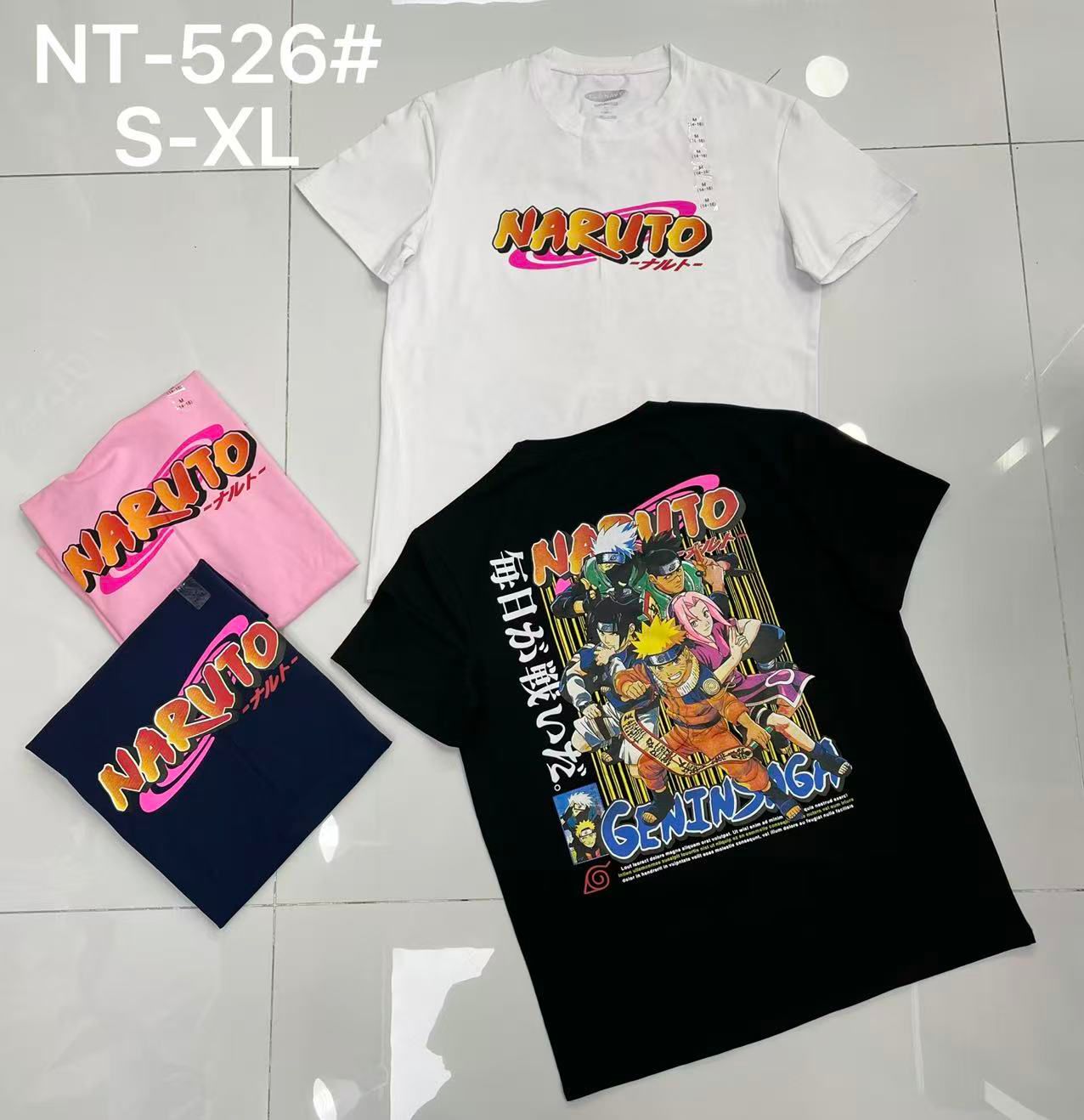 Naruto Anime Printed Cotton T Shirt