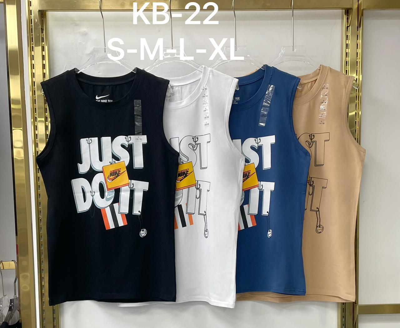 Men's Sleeveless "Just Do It" Graphic Muscle Tee – KB-22 (S-XL)