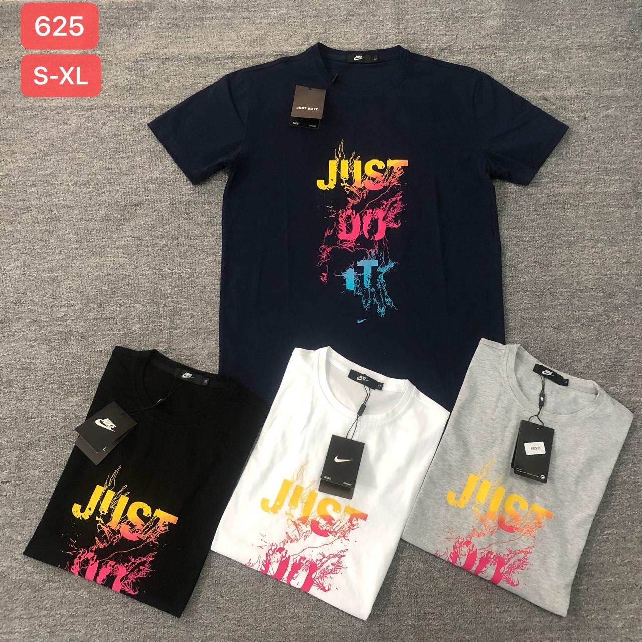 Premium “Just Do It” Splash Print T-Shirts