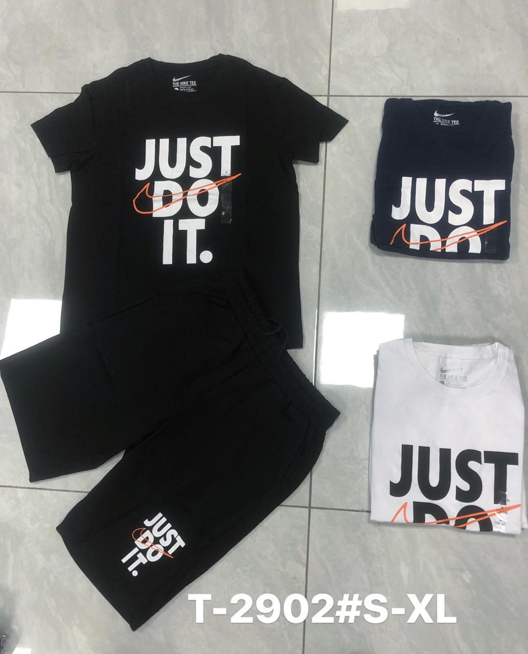 Men's 'Just Do It' T-Shirt & Shorts Co-ord Set