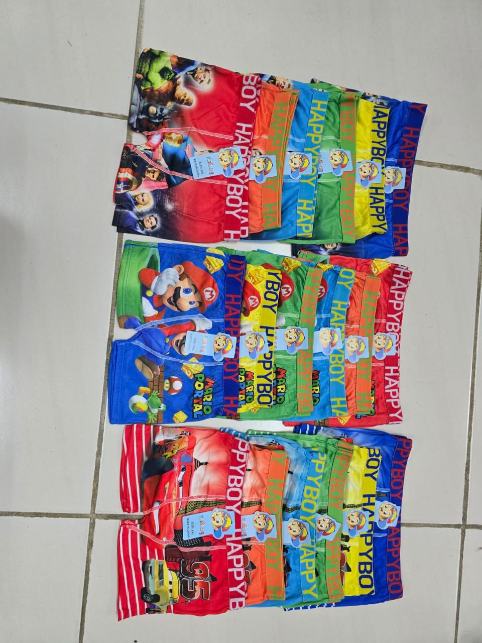 Boys Printed Cartoon Boxer Shorts