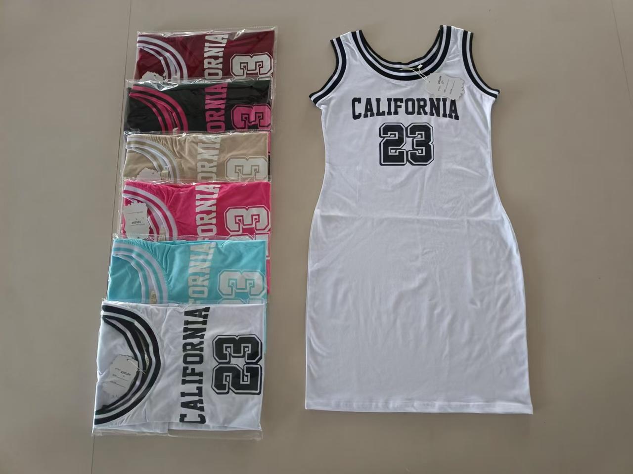 California 23 Sports Jersey Dress
