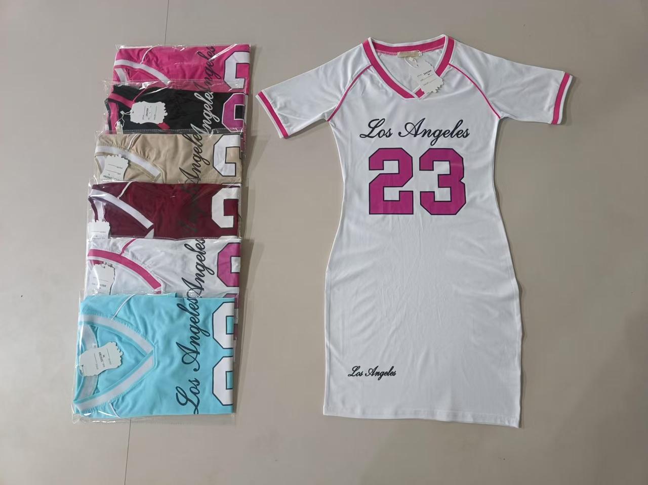 Los Angeles 23 Sporty Bodycon Dress