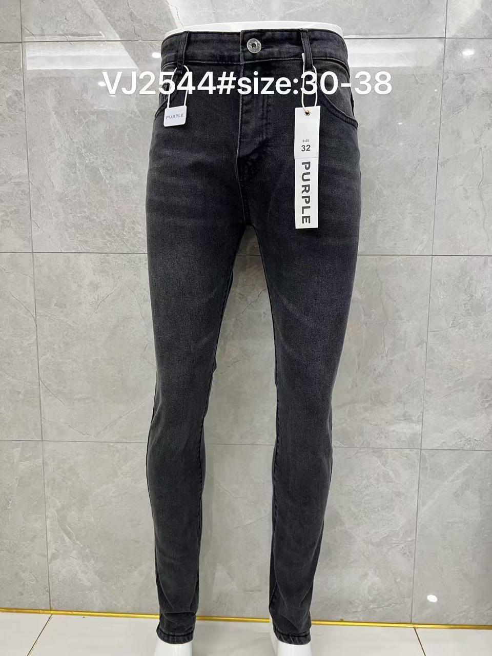 Men’s Black Slim-Fit Stretch Jeans – VJ2544