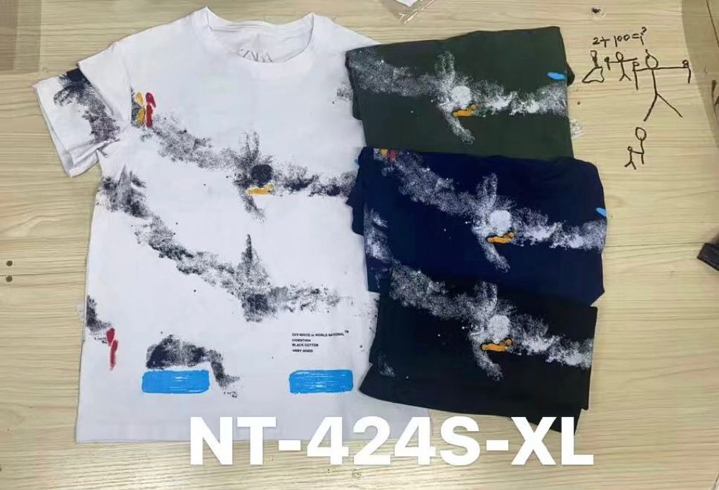 Trendy Graphic T-Shirt (NT-424S-XL) – Multiple Colors