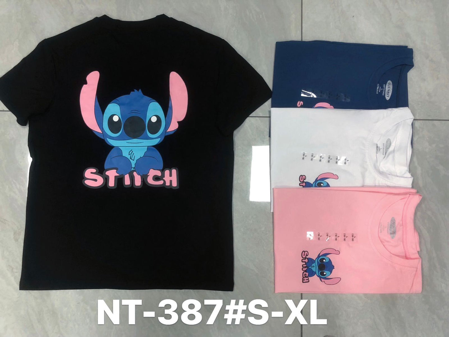 NT-387 Disney Stitch Graphic T-Shirt – S-XL
