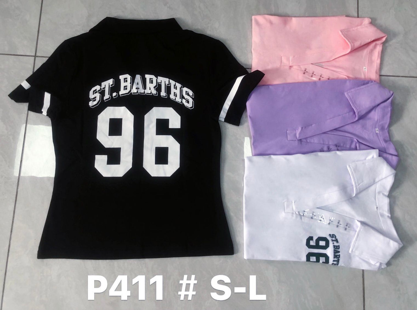 ST. BARTHS 96 Polo Shirt – Casual Women’s Top (P411)