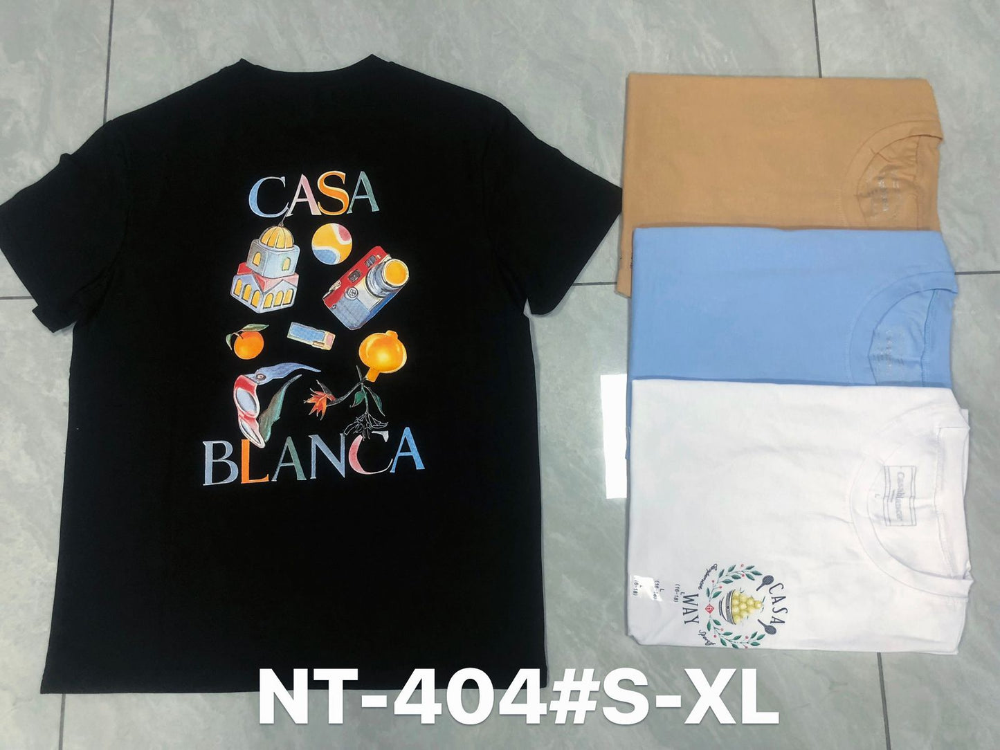 NT-404 Casablanca Graphic T-Shirt – S-XL