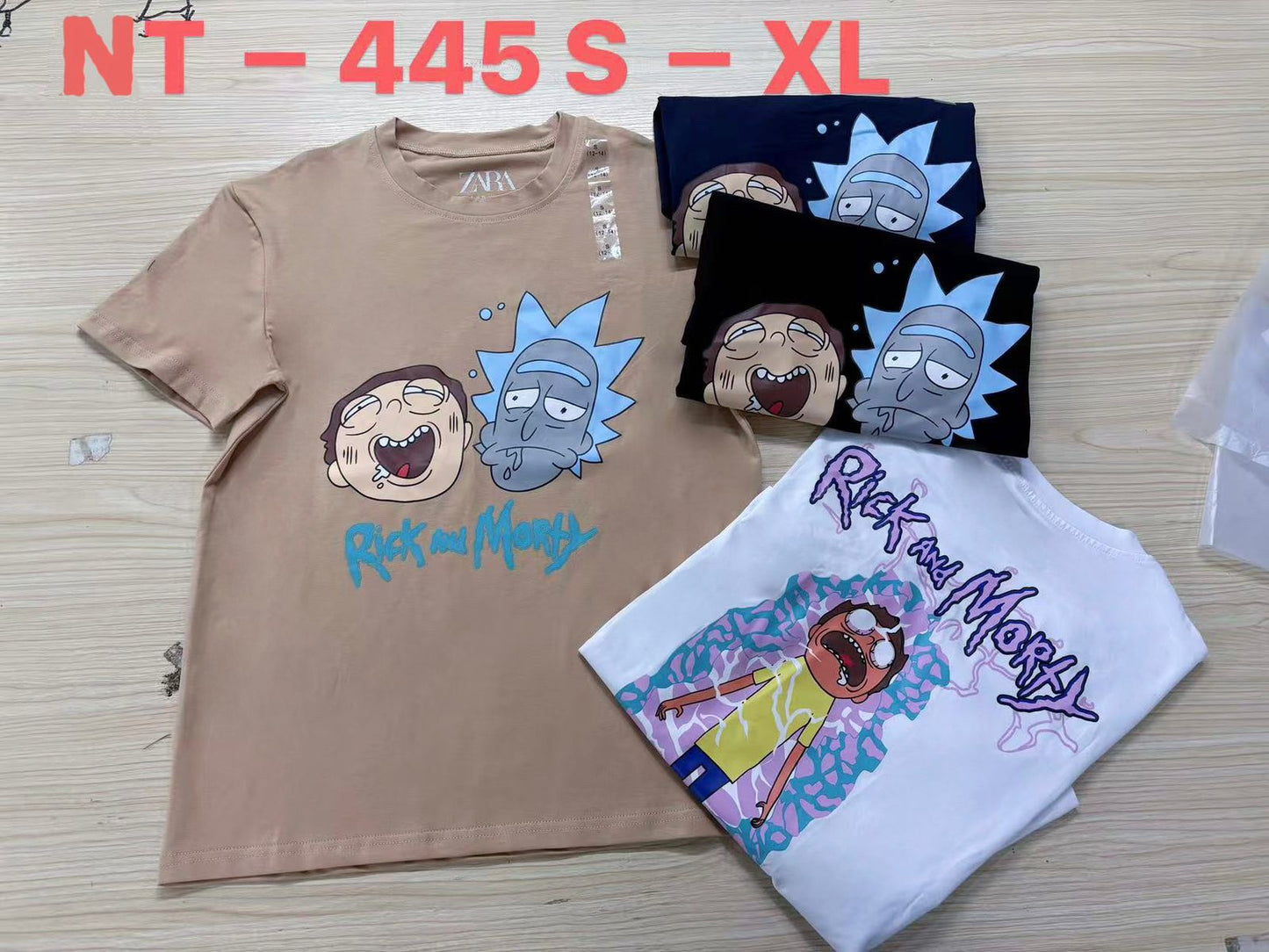 NT-445 Rick and Morty Graphic T-Shirt – S-XL