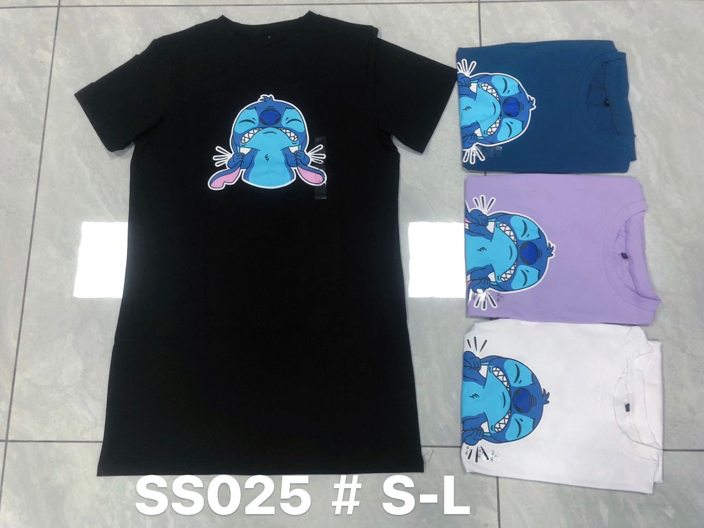 Stitch Cartoon T-Shirt – Fun Graphic Casual Wear (SS025)