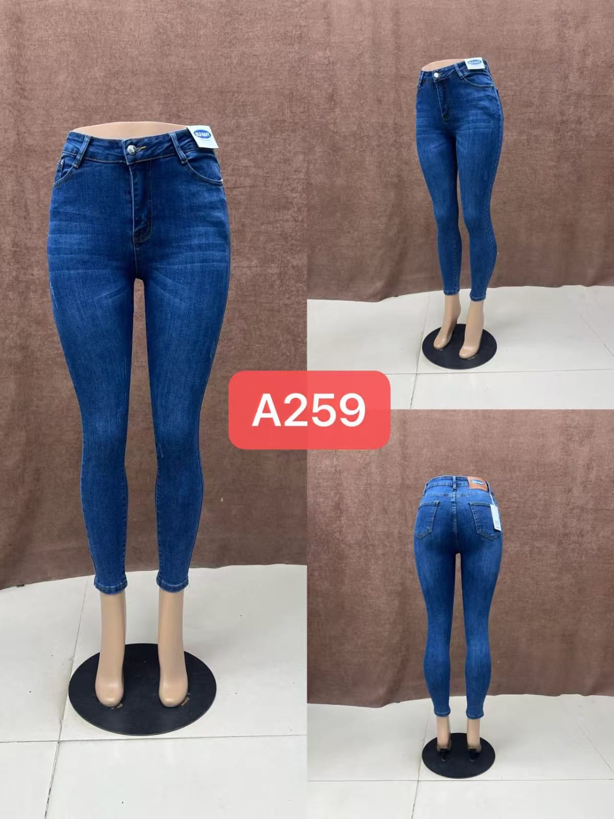 Women’s Skinny Fit Jeans A259 (26-36)