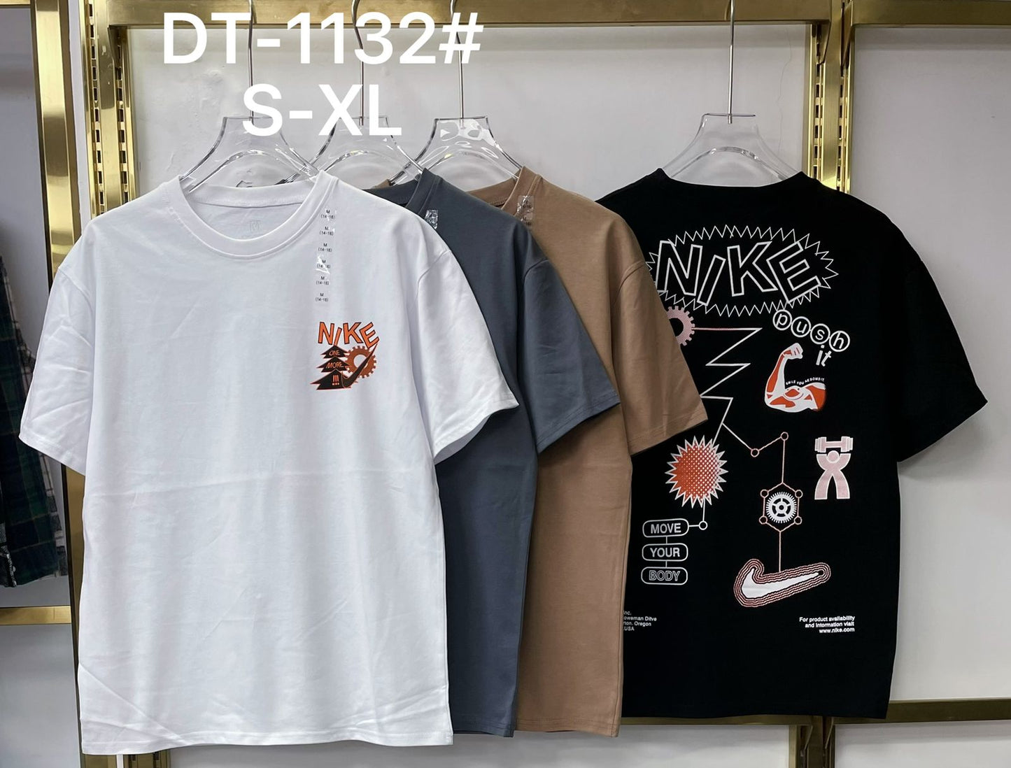 Unisex Nike-Inspired Streetwear Graphic T-Shirt – DT-1132