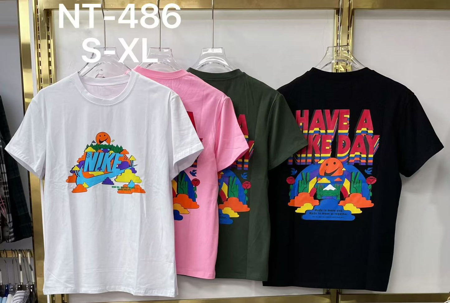 Have a Nike Day Graphic T-Shirt – NT-486# (S-XL)