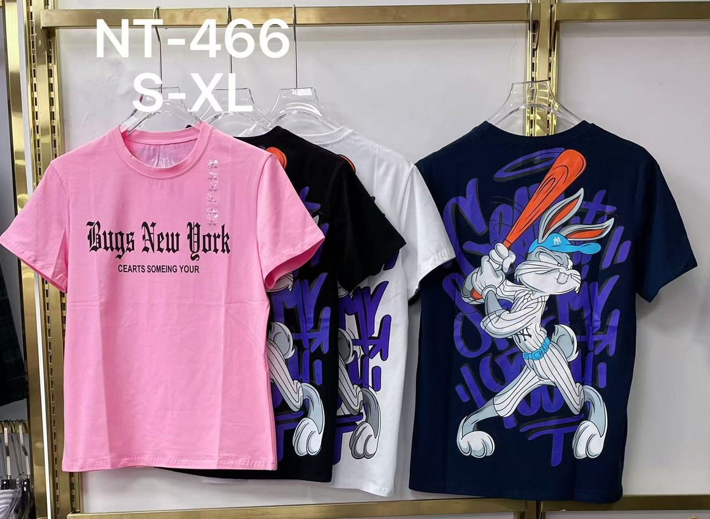 Bugs New York Baseball Graphic Tee – NT-466#