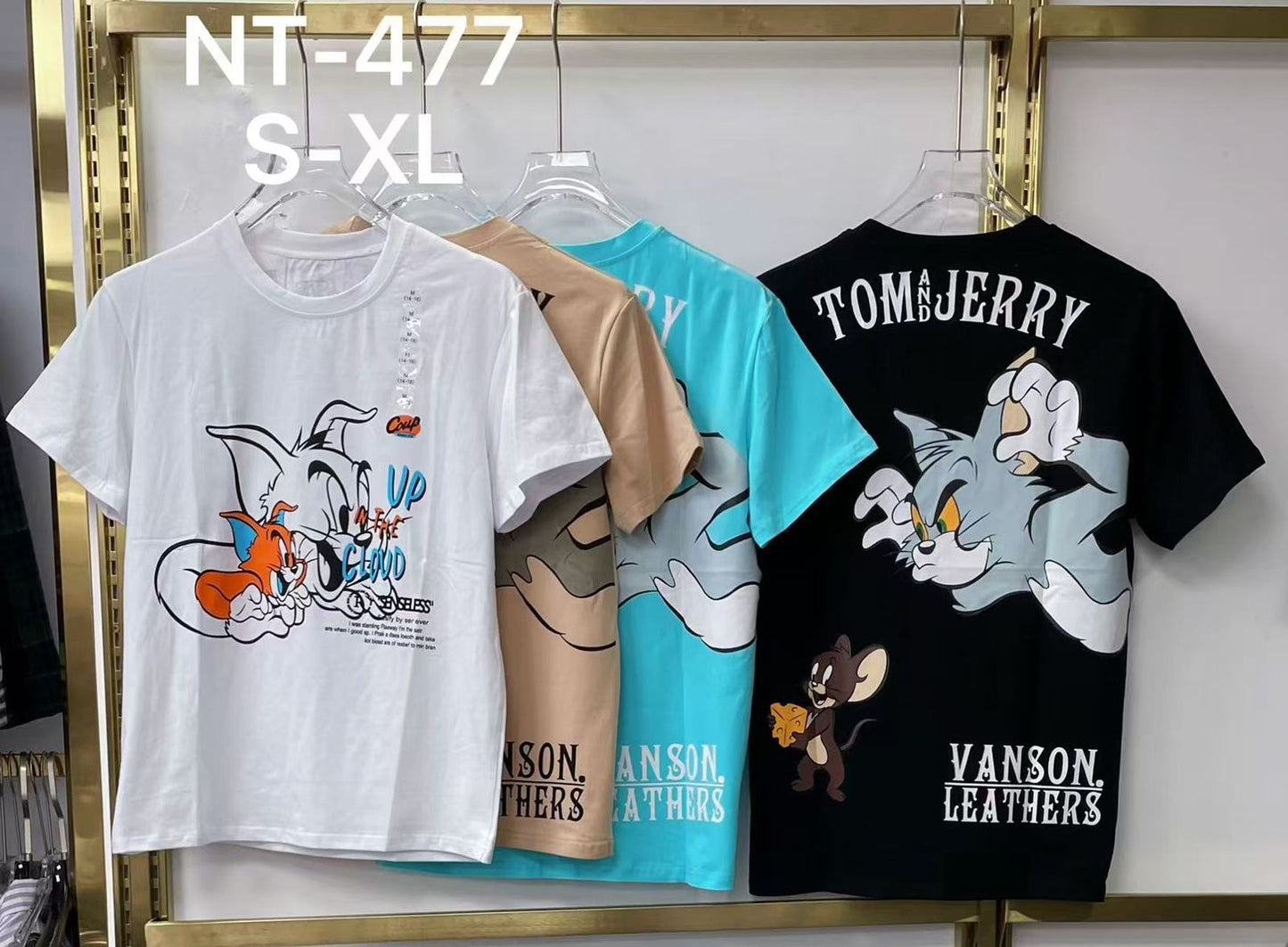 Tom & Jerry Street Graphic Tee – NT-477#