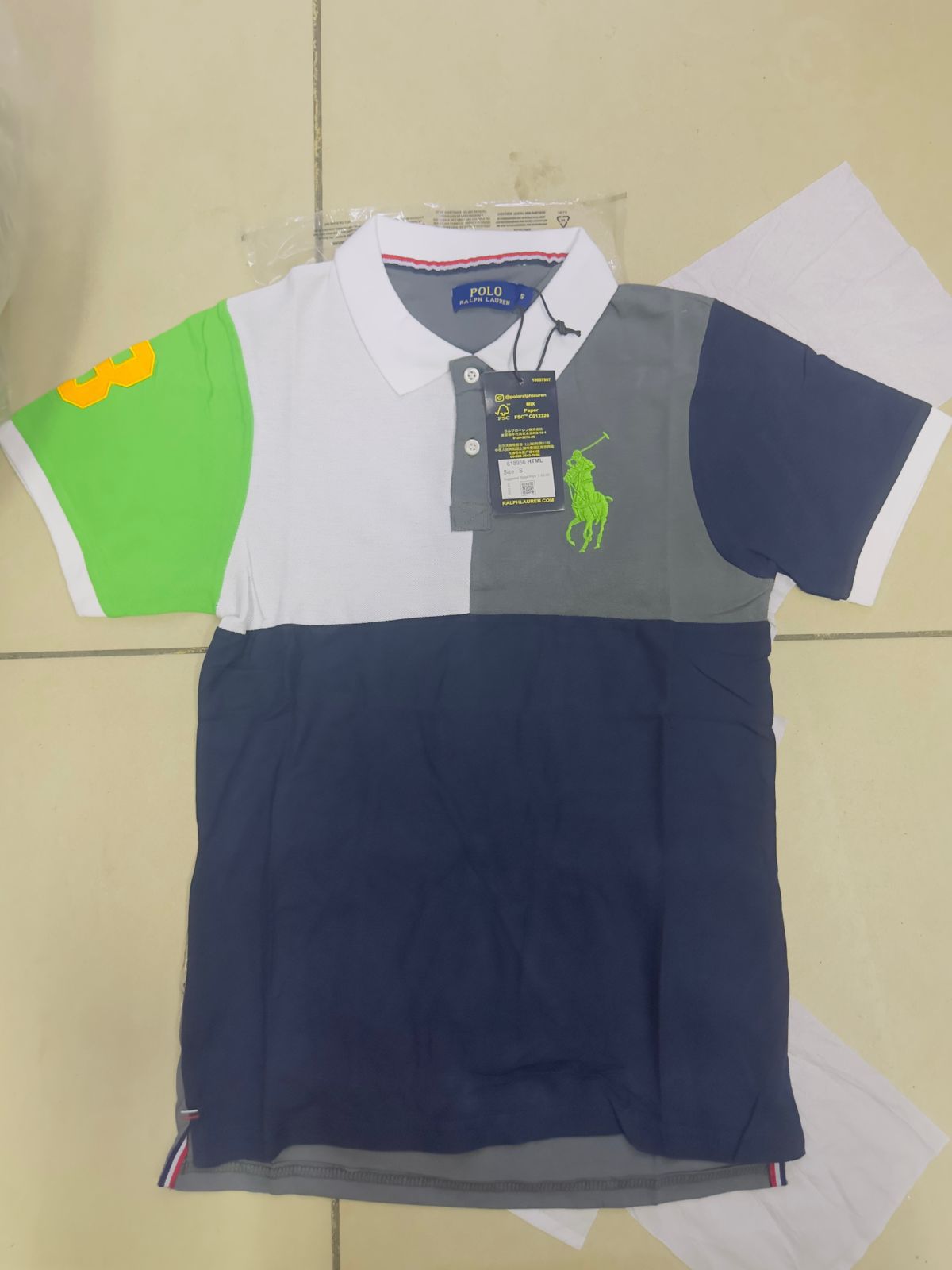 Multi-Tone Polo Rider Tee