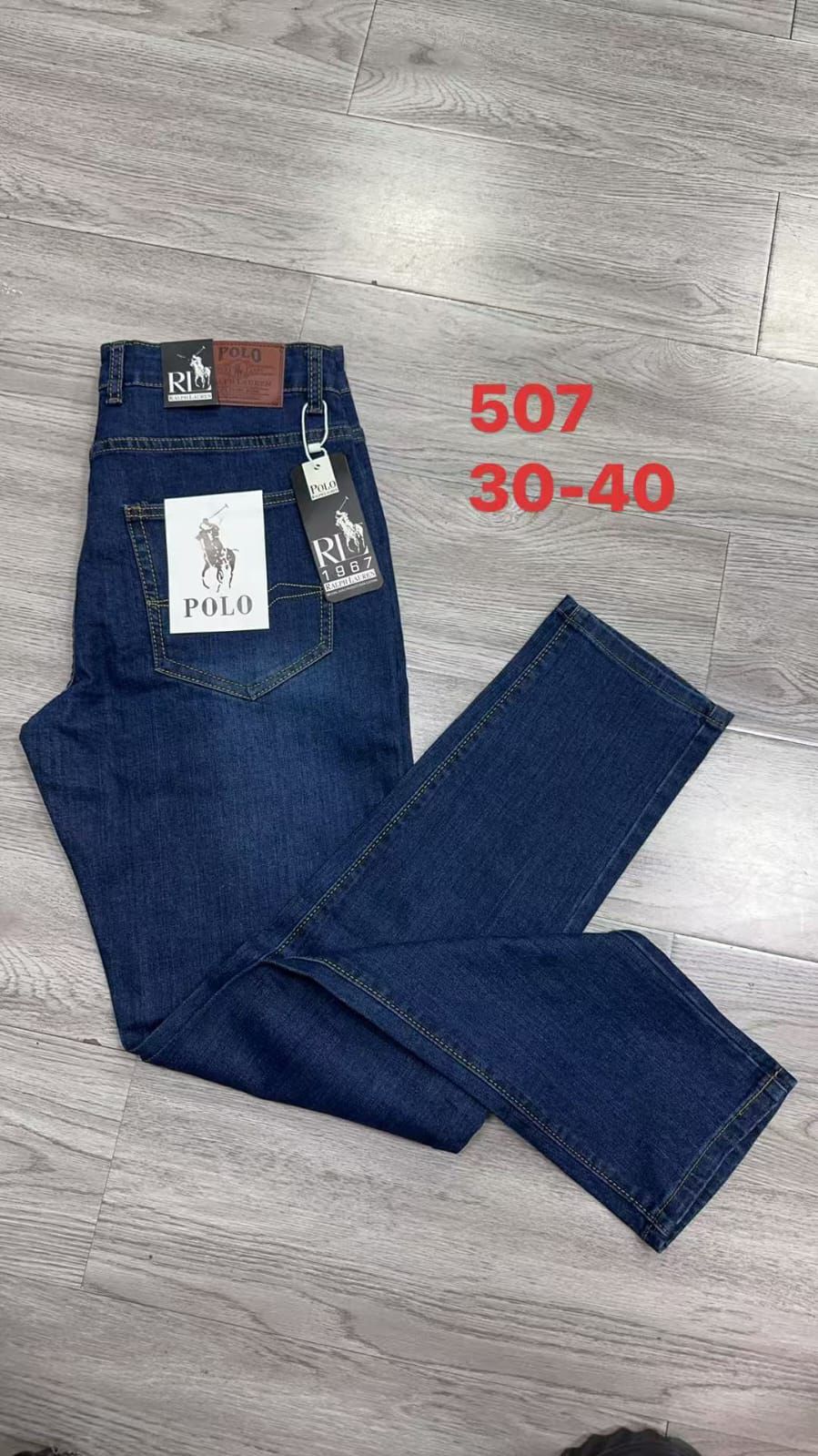 Polo RL 507 Regular Fit Blue Jeans