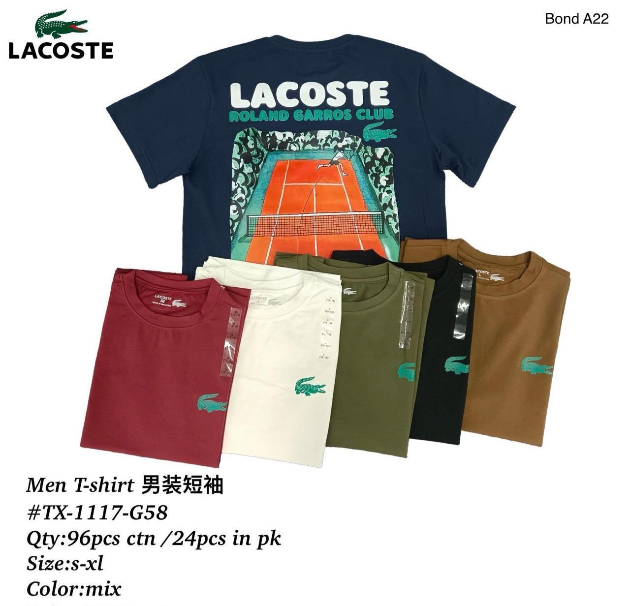 Lacoste Men’s Roland Garros Graphic T-Shirt – Bond A22