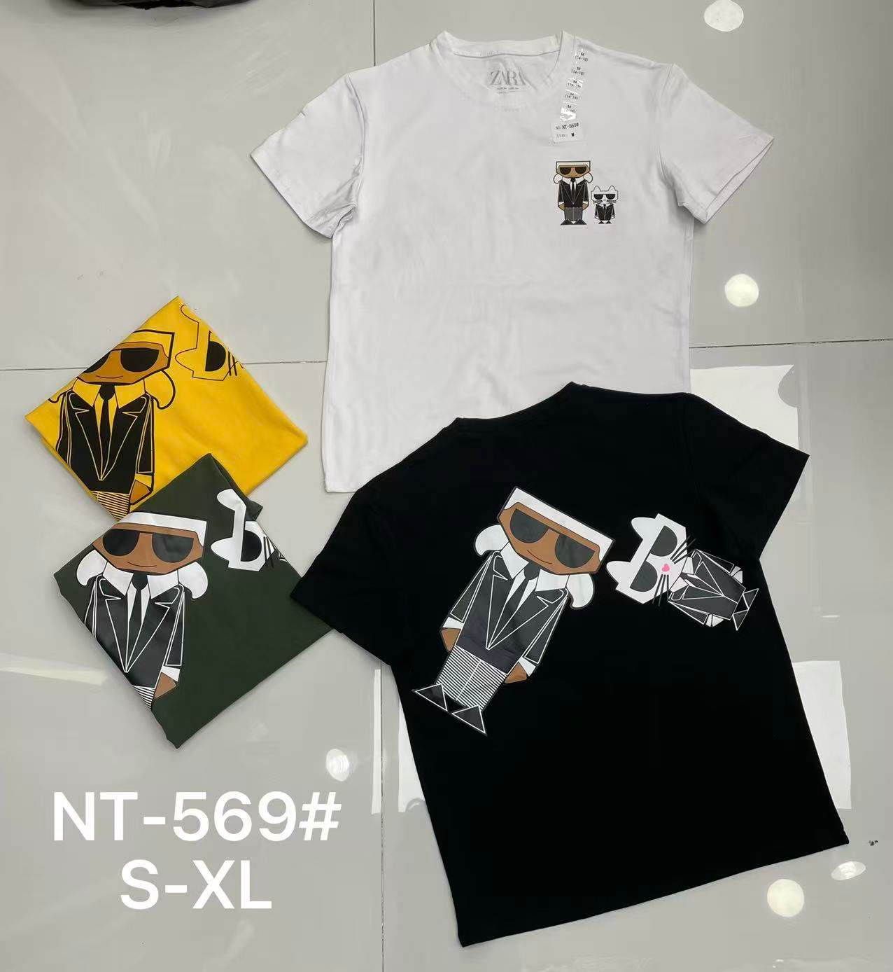 Karl Lagerfeld Character Graphic T-Shirt