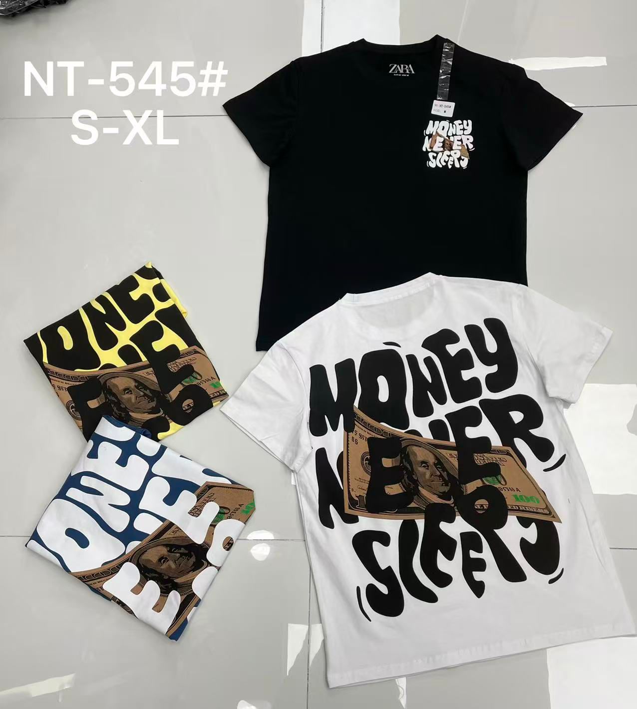 Money Never Sleeps Graphic T-Shirt