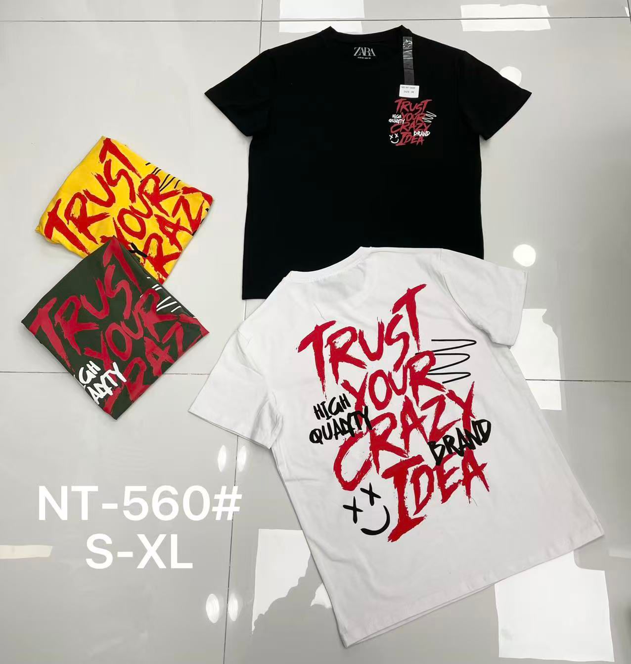 Trust Your Crazy Idea High Quality Brand T-Shirt
