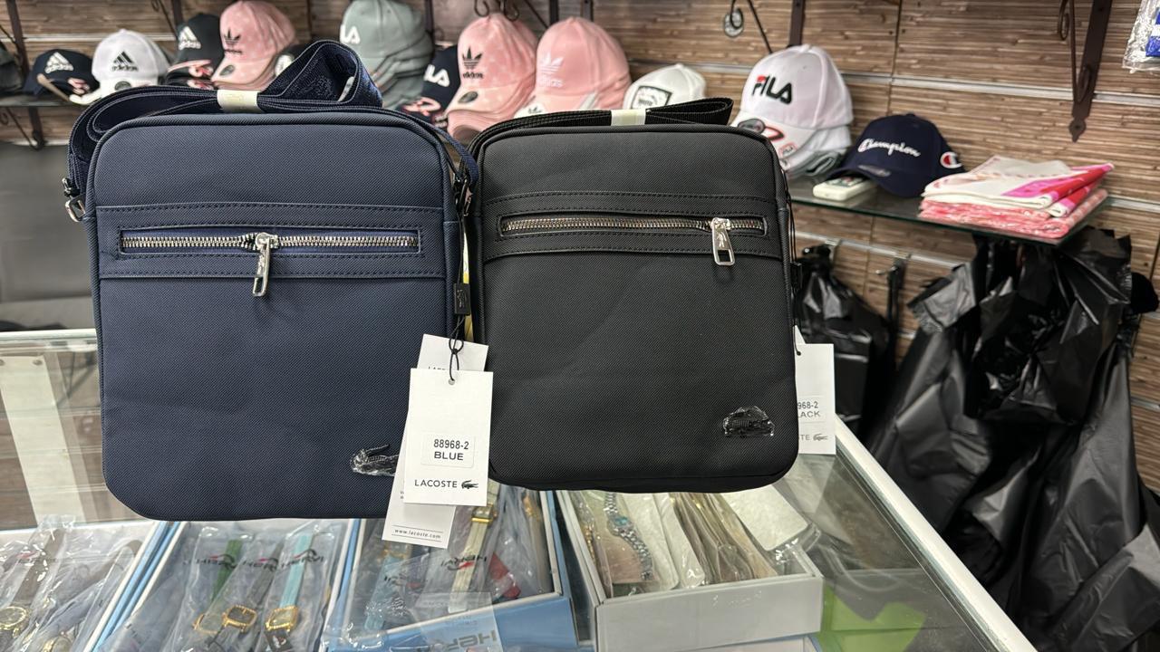 Premium Crossbody Sling Bag — Blue & Black