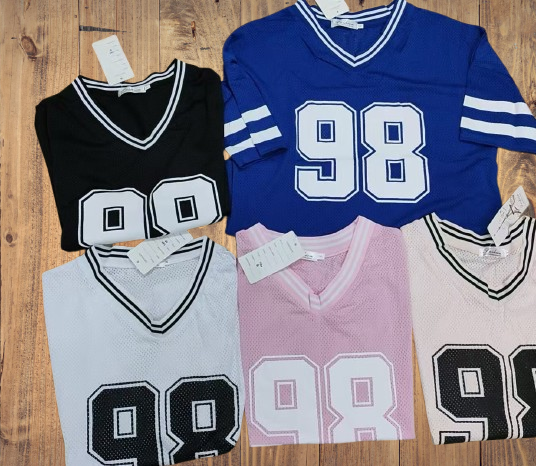 Sporty ‘98 Mesh Jersey Tops