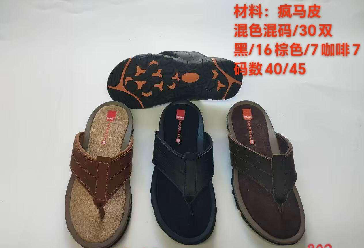 Men’s Premium Leather Toe-Post Sandals