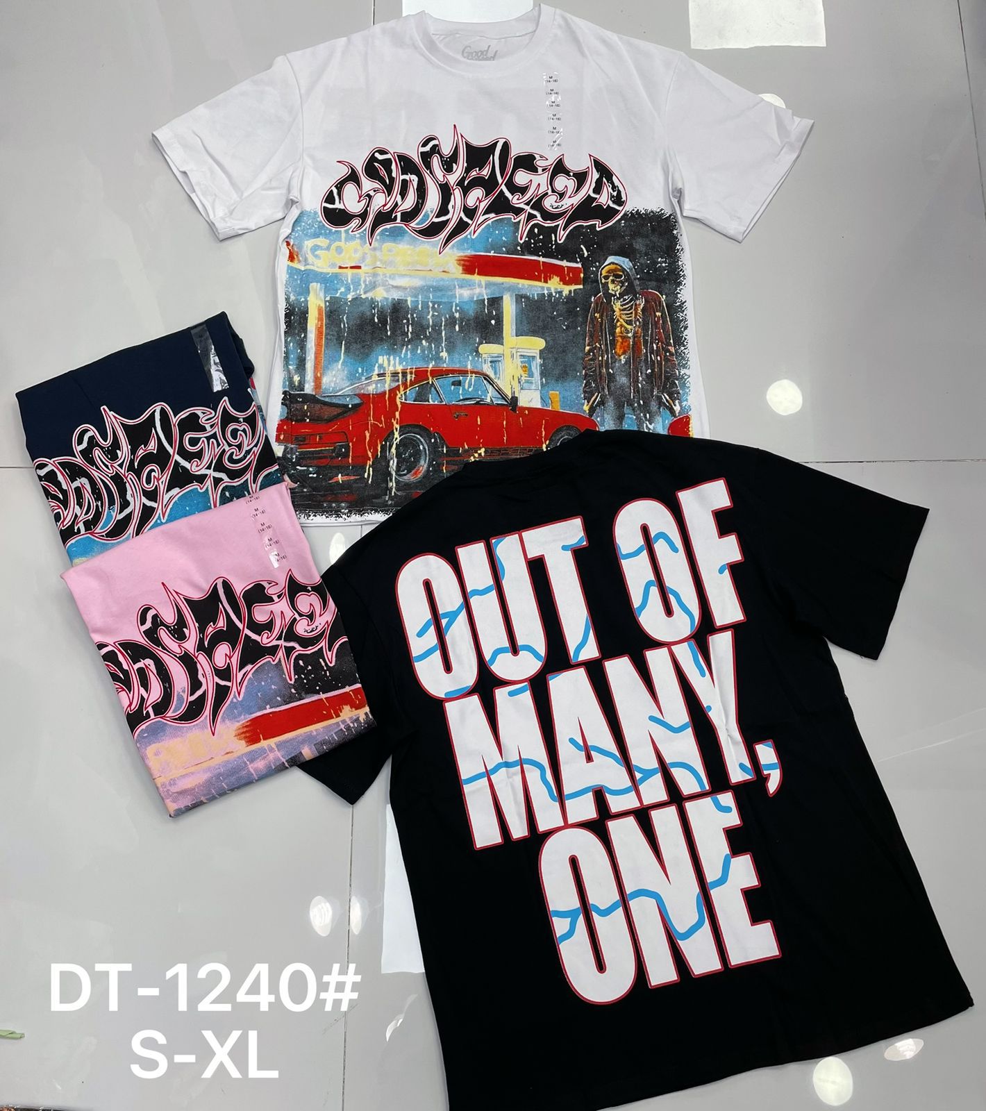 DT1240 Street Art Graphic T-Shirt