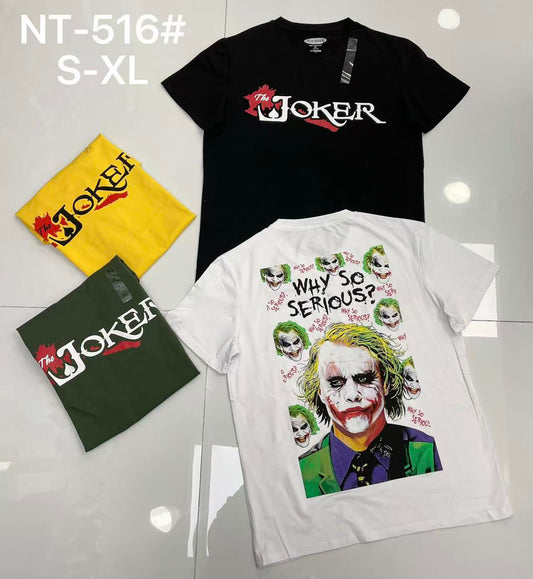The Joker Graphic Printed Cotton T Shirt