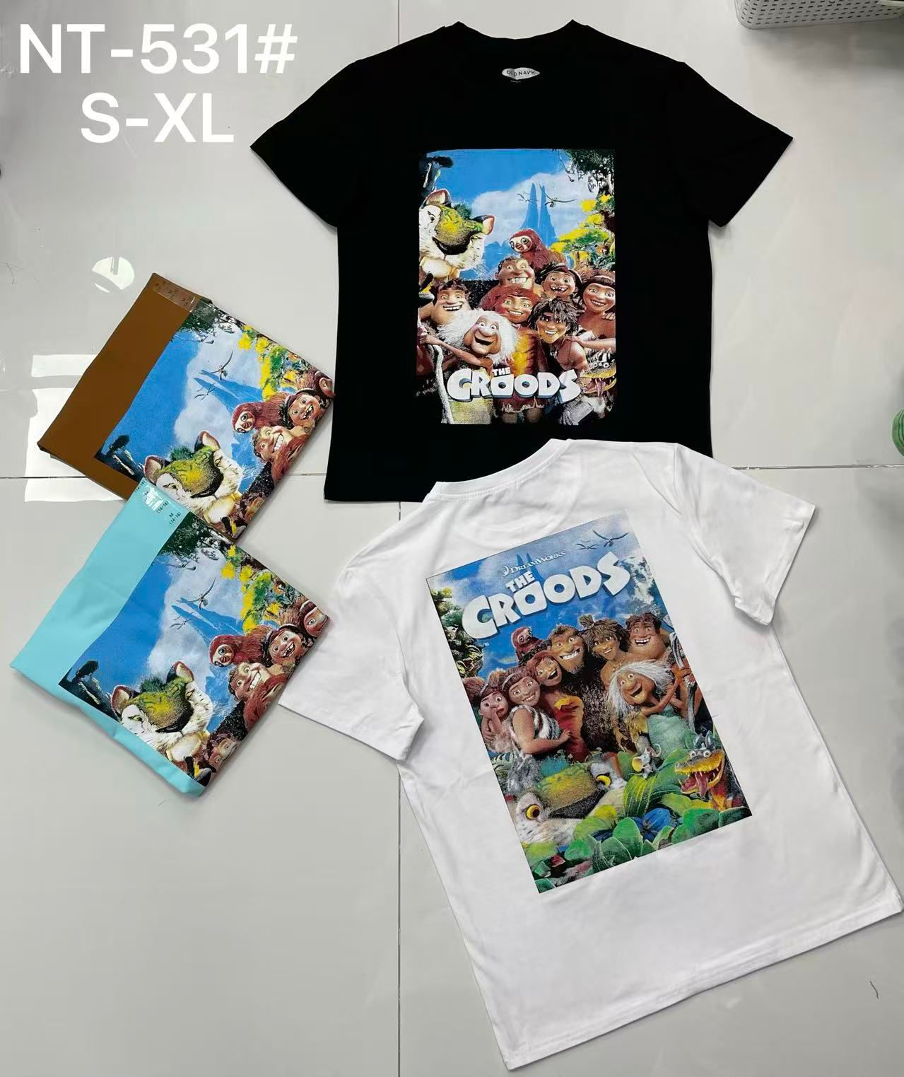 The Croods Graphic Printed Cotton T-Shirt