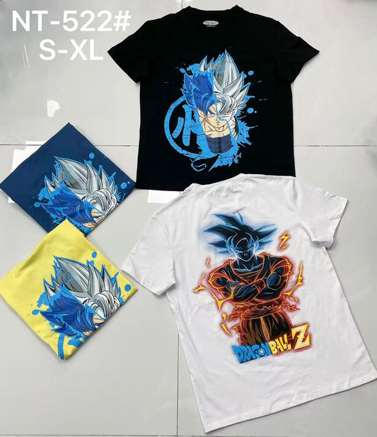 Dragon Ball Z Anime Graphic Printed Cotton T-Shirt
