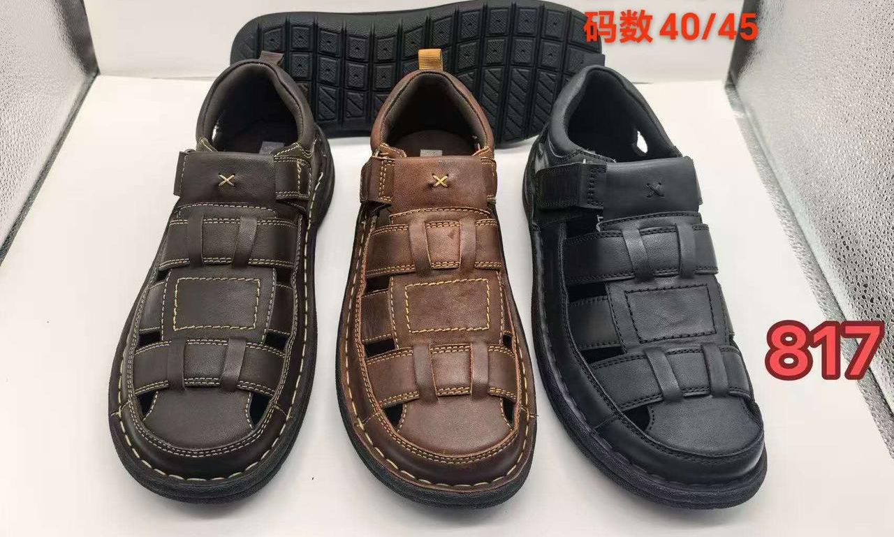 Men’s Premium Closed-Toe Leather Sandals