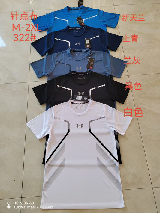 Men’s Printed Tech Fit Performance T-Shirt – Style 322#