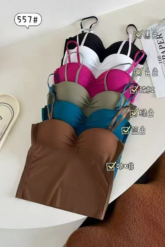 Women's Padded Seamless Camisole Top – 6 Colors | Style 557#