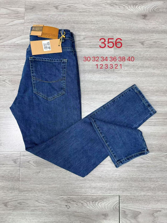 Aéropostale Men's Classic Blue Slim Fit Jeans – Style 356