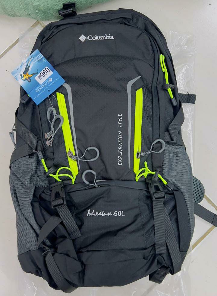 Columbia Adventure 50L Hiking Backpack – Rugged & Ready for Exploration