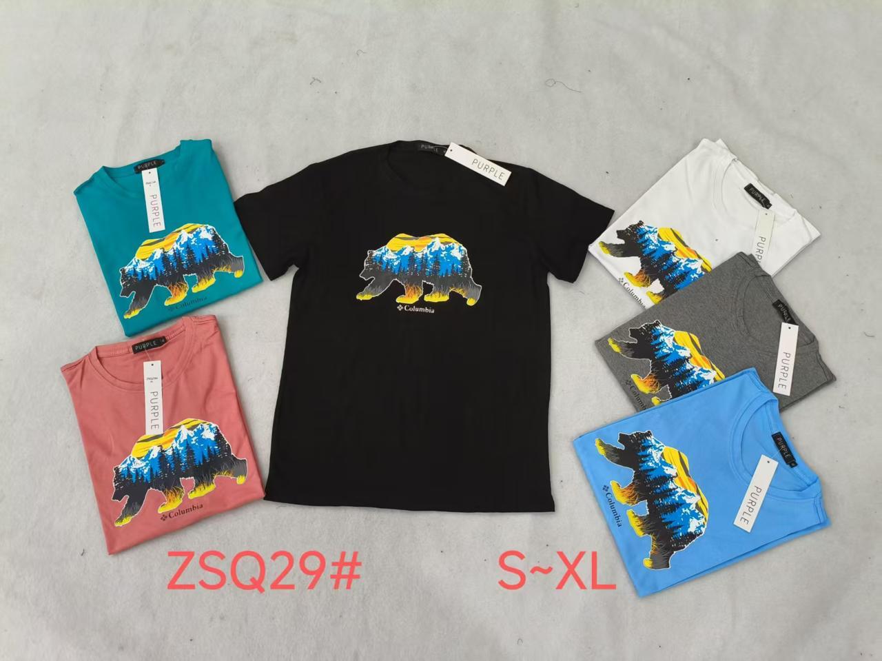 Men’s Columbia Bear Graphic T-Shirt – Style ZSQ29# (S to XL)