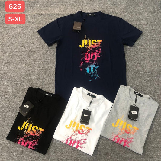 Premium “Just Do It” Splash Print T-Shirts
