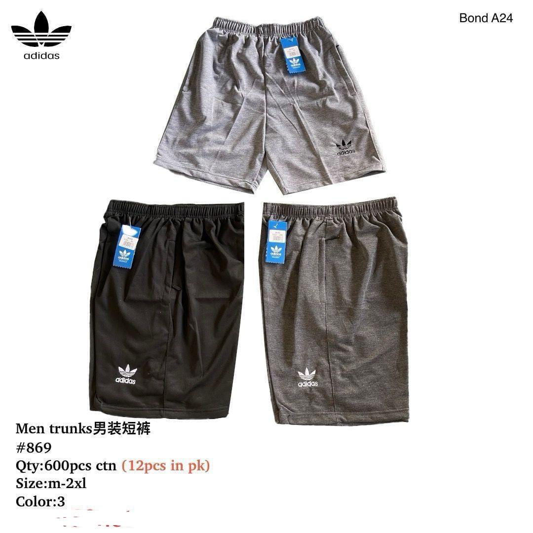 Men’s Adidas-Inspired Trunk Shorts – Lightweight Sportswear | Style #869