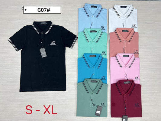 A|X Branded Polo T-Shirt – G07# | Multiple Colors (S to XL)
