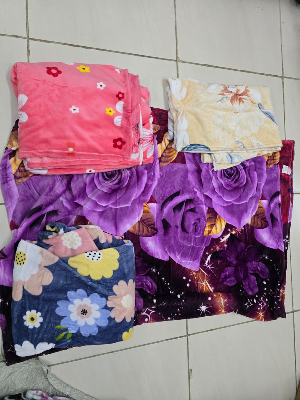 Floral & Printed Soft Fleece Blankets