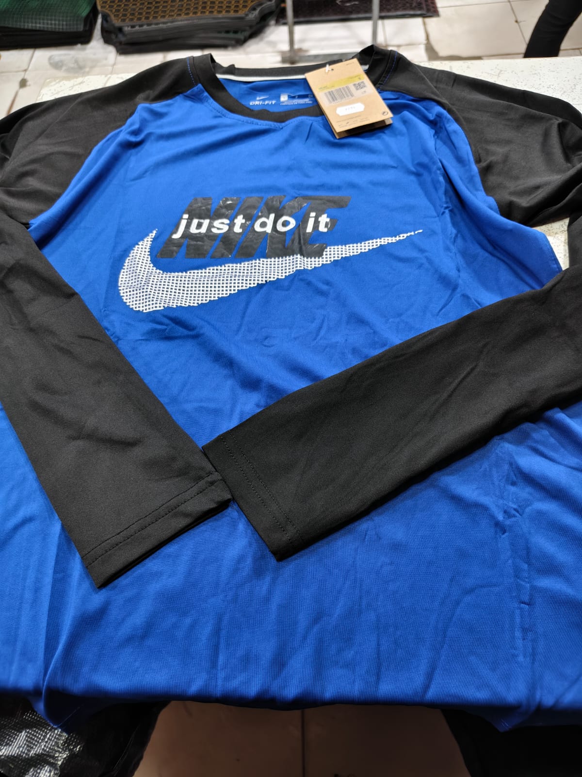 Dri-Fit "Just Do It" Long Sleeve Sports Tee