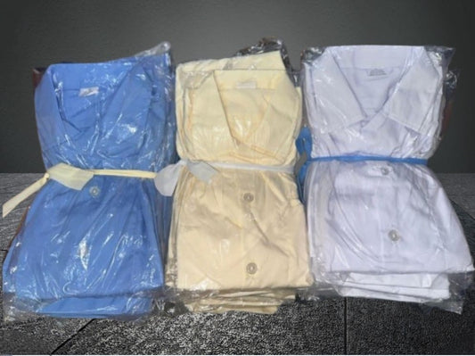 Boys' School Uniform Shirts – Blue, Cream & White | Easy Care Fabric