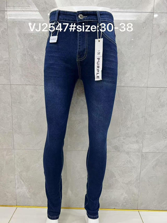 Purple Slim Fit Stretch Denim Jeans – VJ2547