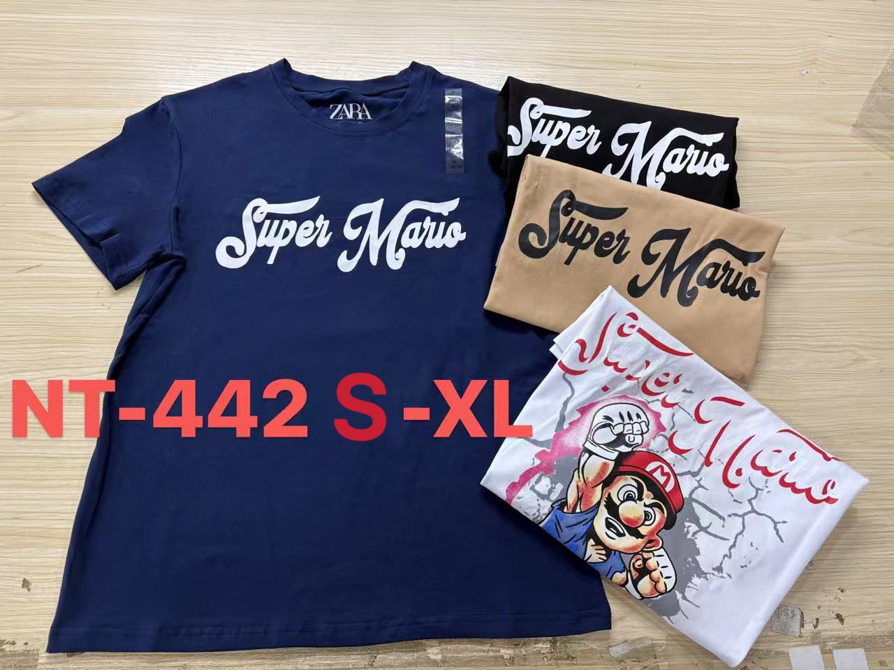 Super Mario Graphic T-Shirt NT-442 (S-XL)