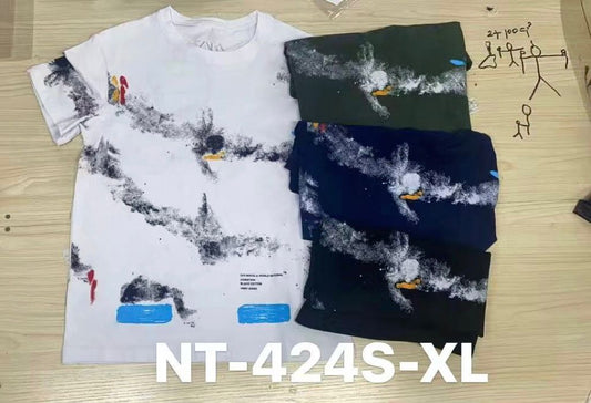 Trendy Graphic T-Shirt (NT-424S-XL) – Multiple Colors