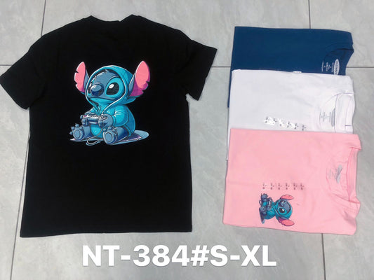 NT-384 Stitch Gamer Graphic T-Shirt – S-XL
