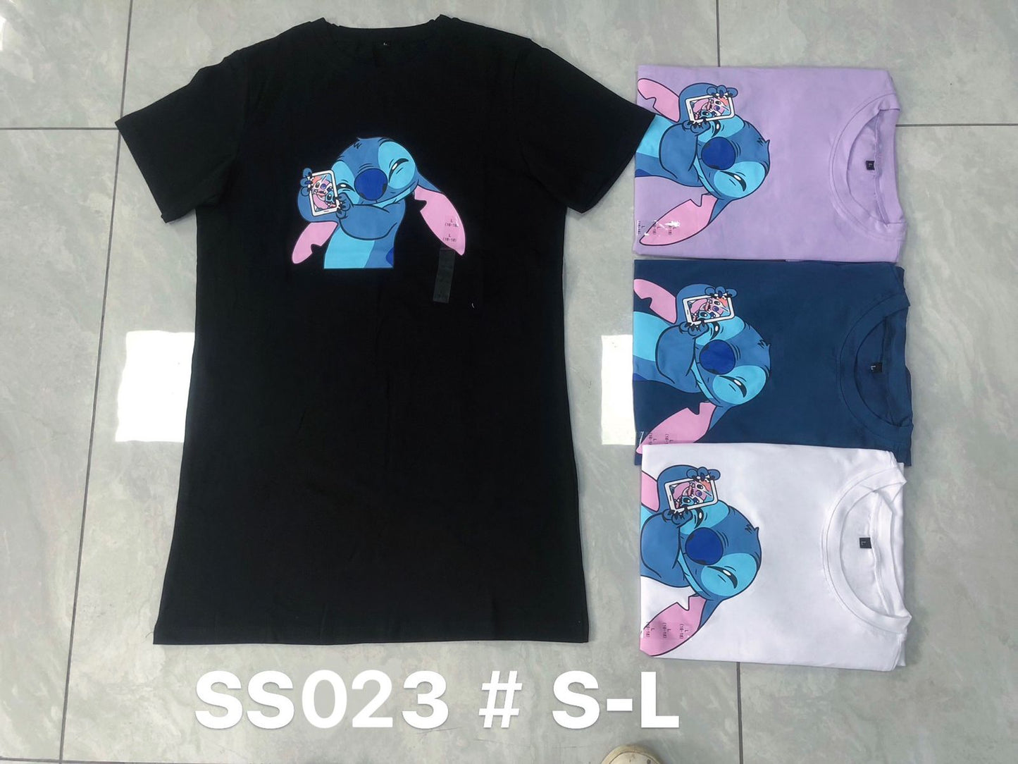 Stitch Graphic T-Shirt – Cute Casual dress(SS023)