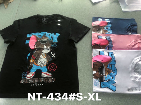 Unisex Brooklyn Jerry Cartoon Printed T-Shirt – NT-434